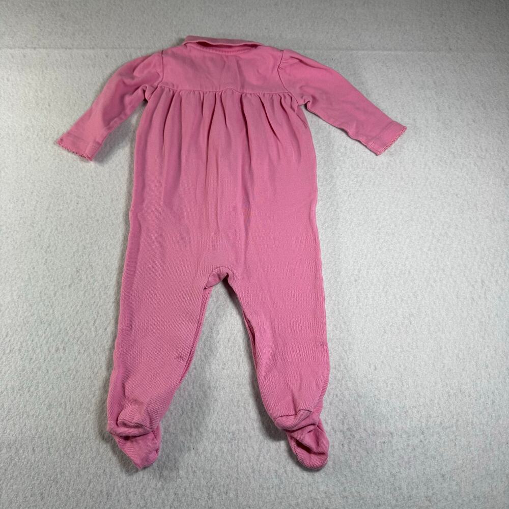 Ralph Lauren Baby 9M Lot of 2 Pink One Piece Outfits 1 footed and 1 Non footed - Picture 12 of 12